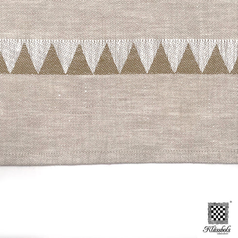 Sharktooth Linen Napkins set of 2 - Mustard